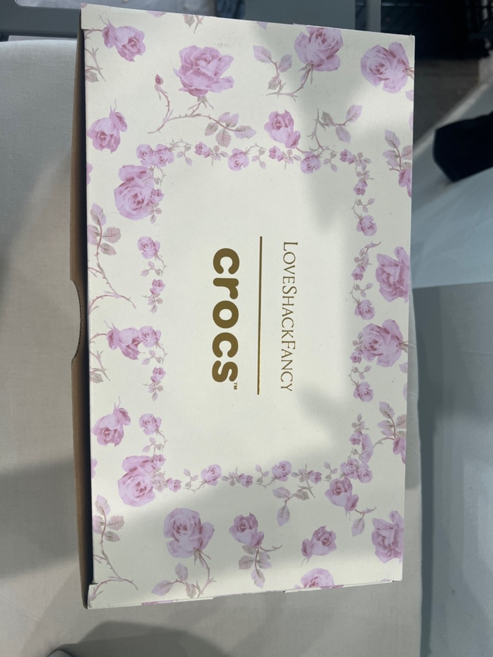 CROCS Loveshackfancy Floral Box - Cream & Pink
